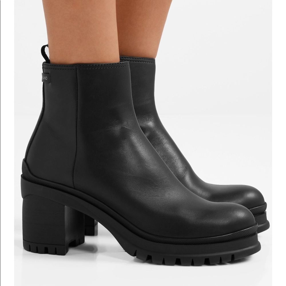 Prada platform booties